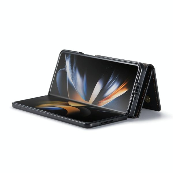 Multi-card Phone Case for Samsung Galaxy z Fold 4 - Fits Dg.ming M2 Series - Black - Image 5