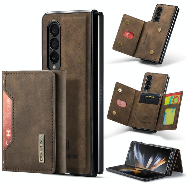 Multi-card Phone Case for Samsung Galaxy z Fold 4 - Fits Dg.ming M2 Series - Black - Image 7