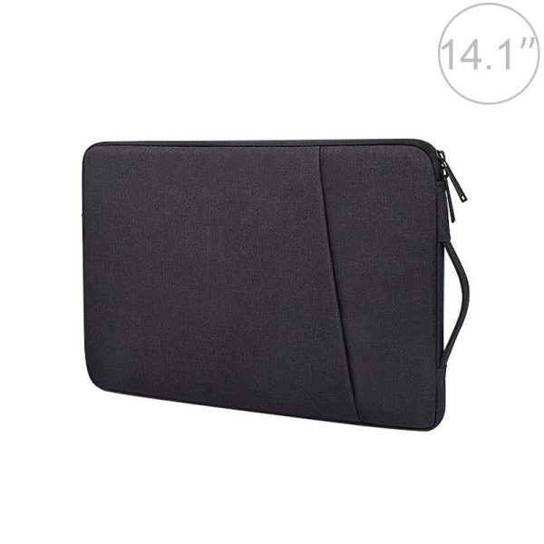 14.1 Inch Laptop Felt Sleeve Protective Case Carrying Bag - Black