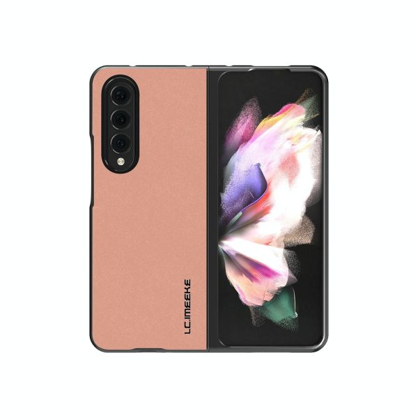 Leather Shockproof Case for Samsung Galaxy z Fold 4 / 5g - Brown - Image 3