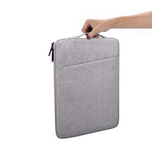 15.6 Inch Laptop Felt Sleeve Protective Case Carrying Bag - Black - Image 4