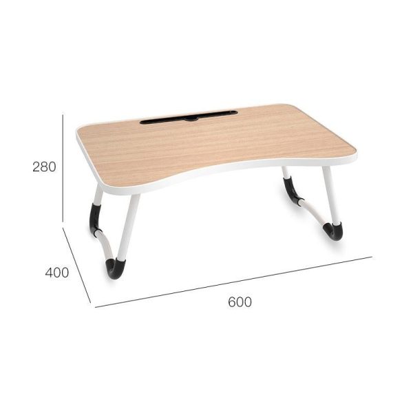 Adjustable Folding Laptop Desk - Non-slip W-shaped Legs Square Pattern Portable Cloud Design - Hcb5115E - Image 8
