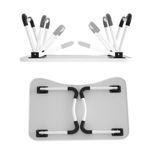 Adjustable Folding Laptop Desk - Non-slip W-shaped Legs Square Pattern Portable Cloud Design - Hcb5115E - Image 14