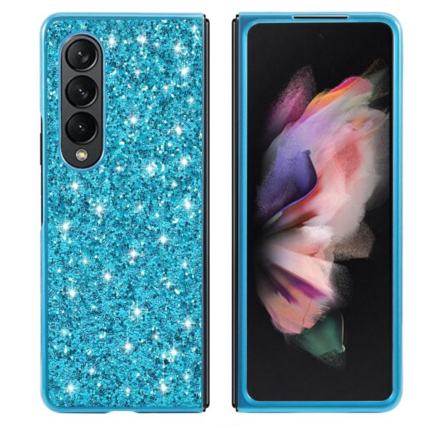 Glitter Tpu Shockproof Case for Samsung Galaxy z Fold 4 - Red - Image 5