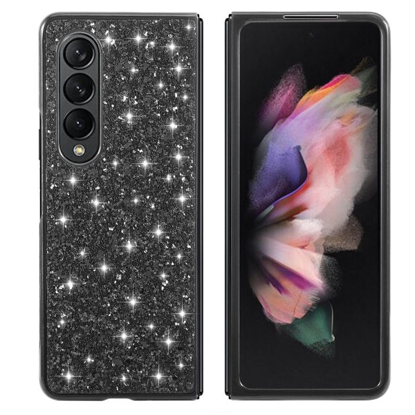 Glitter Tpu Shockproof Case for Samsung Galaxy z Fold 4 - Red - Image 7