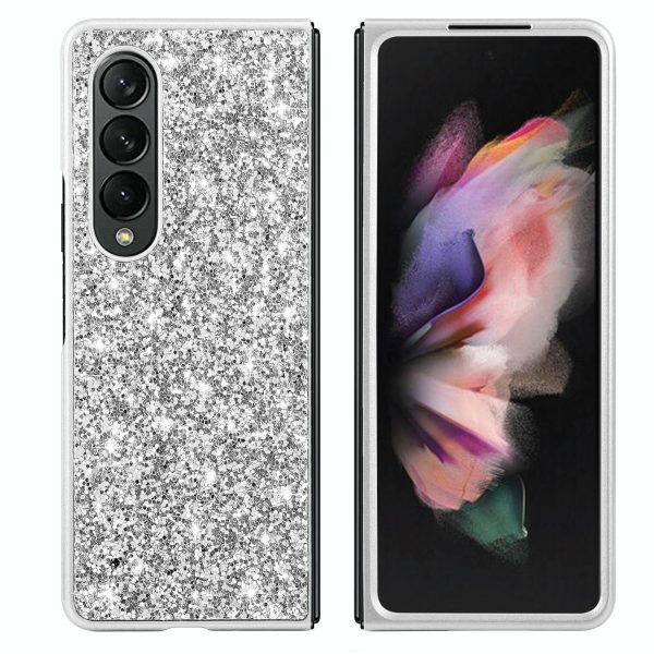 Glitter Tpu Shockproof Case for Samsung Galaxy z Fold 4 - Red - Image 8