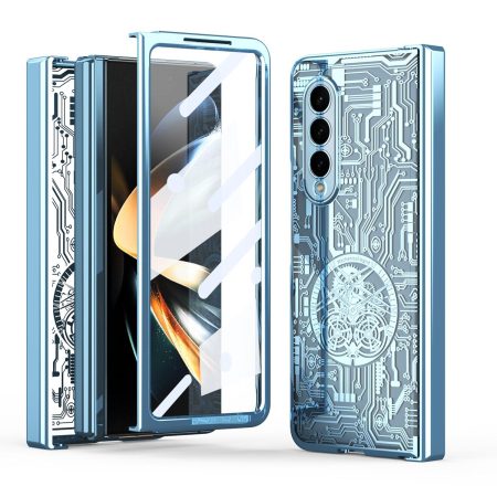 Foldable Electroplated Phone Case - Mechanical Legend 4.5g - Blue