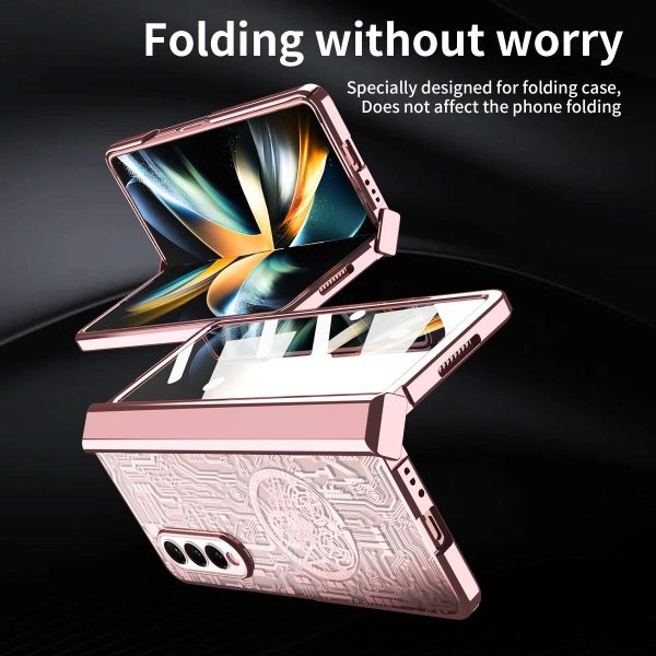 Foldable Electroplated Phone Case - Mechanical Legend 4.5g - Blue - Image 7
