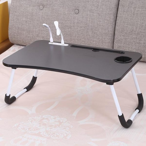 Portable Folding Desk with Fan & Lamp - Compact Design - Eye Grotection Green - Image 9