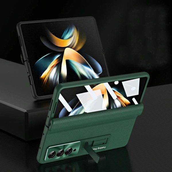 Foldable Full Body Case for Samsung Galaxy z Fold 4 / 5g - 360 Degree Folding - Green - Image 5