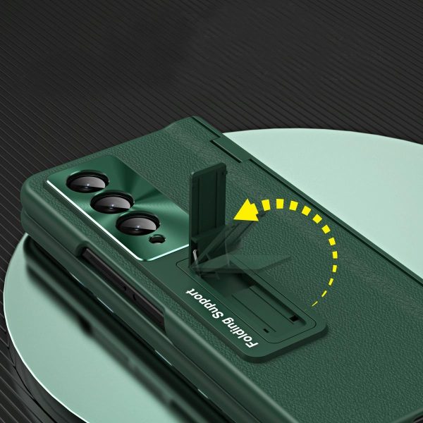 Foldable Full Body Case for Samsung Galaxy z Fold 4 / 5g - 360 Degree Folding - Green - Image 7