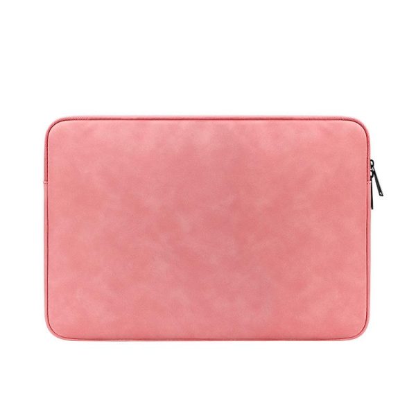 Lightweight Waterproof Lambskin Laptop Sleeve - 13.3 Inches - Deep Gray With Bag - Image 13