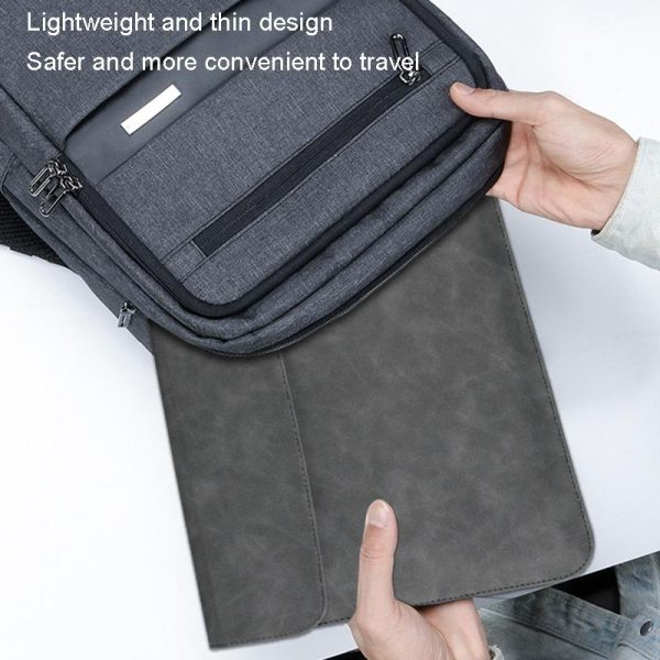 11 / 12 Inch Slim Tablet Case with Magnetic Suction for Laptops - Gray - Image 6