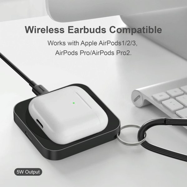 3 In 1 Portable Wireless Charger For Iphone Airpods And Iwatch - Silver - Image 7
