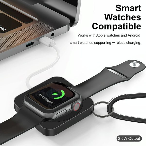3 In 1 Portable Wireless Charger For Iphone Airpods And Iwatch - Silver - Image 8