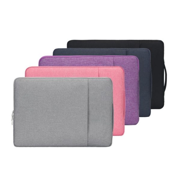 Denim Business Laptop Liner Bag for Tablets - Pink - Image 3