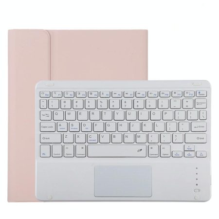Bluetooth Tablet Case For Ipad Pro 11 With Touchpad & Pen Slot - Detachable Microfiber Leather - Pink
