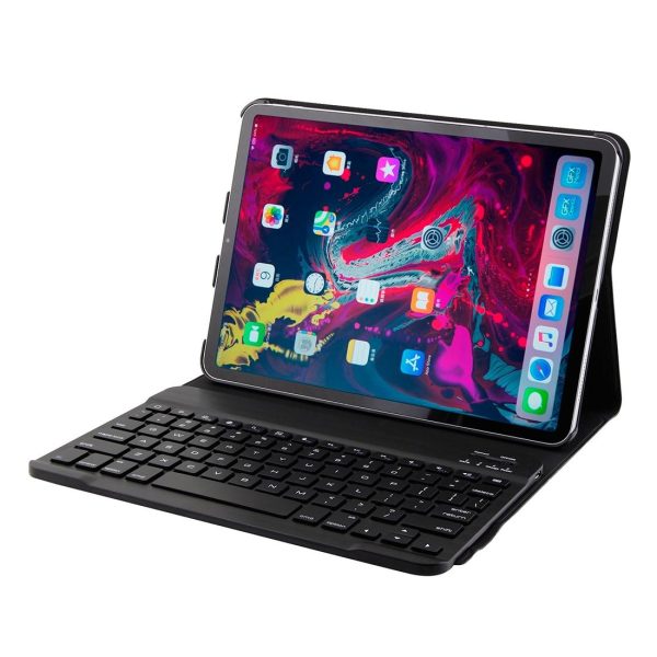 Bluetooth Keyboard & Leather Tablet Case For Ipad Pro 11 - Detachable Three-Gear Magnetic Sleep Function - Pink - Image 7