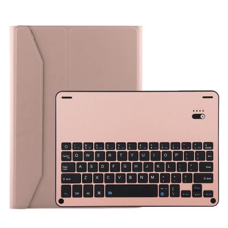 Bluetooth Keyboard & Leather Tablet Case For Ipad Air / Pro 9.7 - Detachable Water Repellent Magnetic 3-Gear Angle - Pink