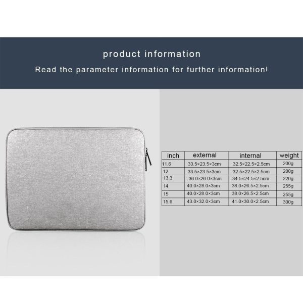 Universal Oxford Cloth Laptop Tablet Bag - 14-15.4 Inch - Business Inner Package - Pink - Image 10