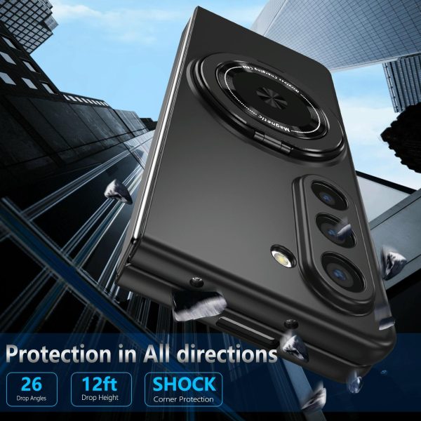 Shockproof 360 Degree Rotating Case for Samsung Galaxy z Fold 4 / 5g - Purple - Image 3