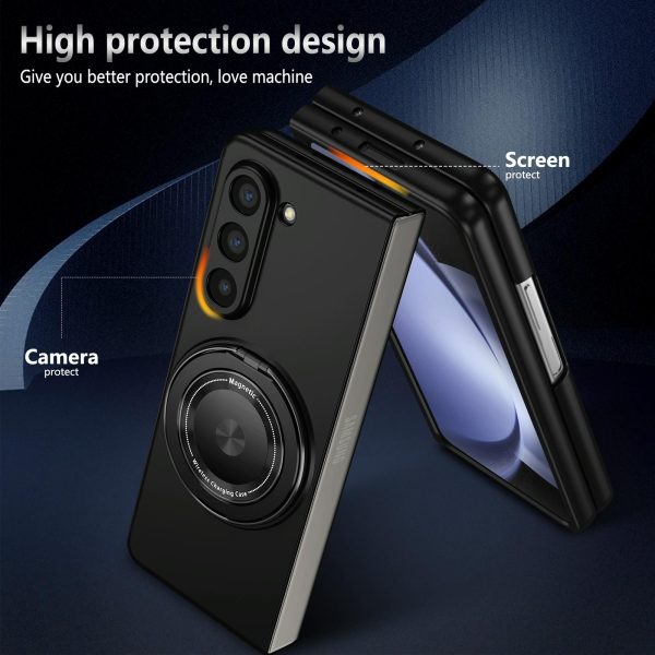 Shockproof 360 Degree Rotating Case for Samsung Galaxy z Fold 4 / 5g - Purple - Image 8
