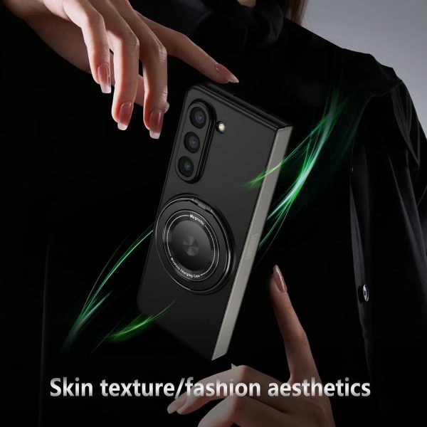Shockproof 360 Degree Rotating Case for Samsung Galaxy z Fold 4 / 5g - Purple - Image 9