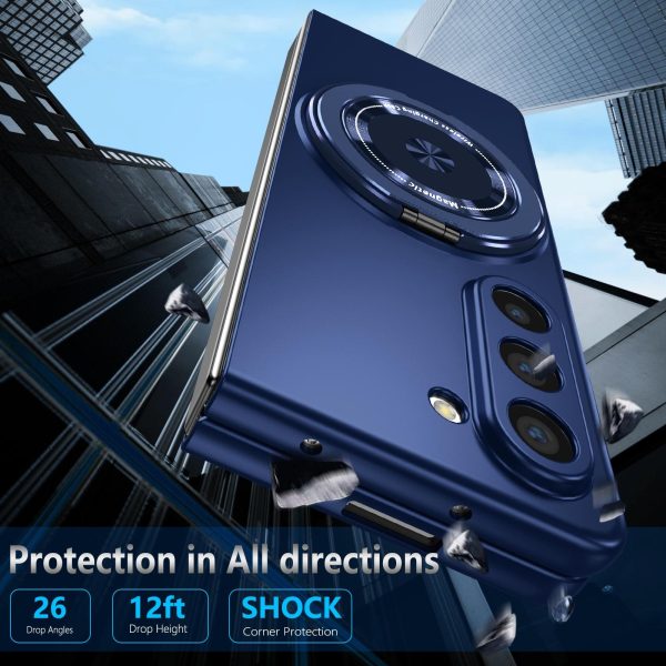 Shockproof 360 Degree Rotating Case for Samsung Galaxy z Fold 4 / 5g - Purple - Image 12