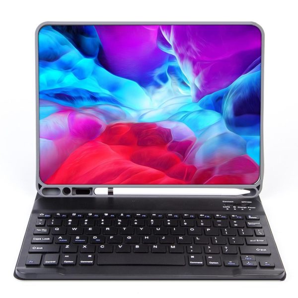 Detachable Bluetooth Keyboard Tablet Case For Ipad Pro 11 With Pen Slot - Plain Texture - Pink - Image 6