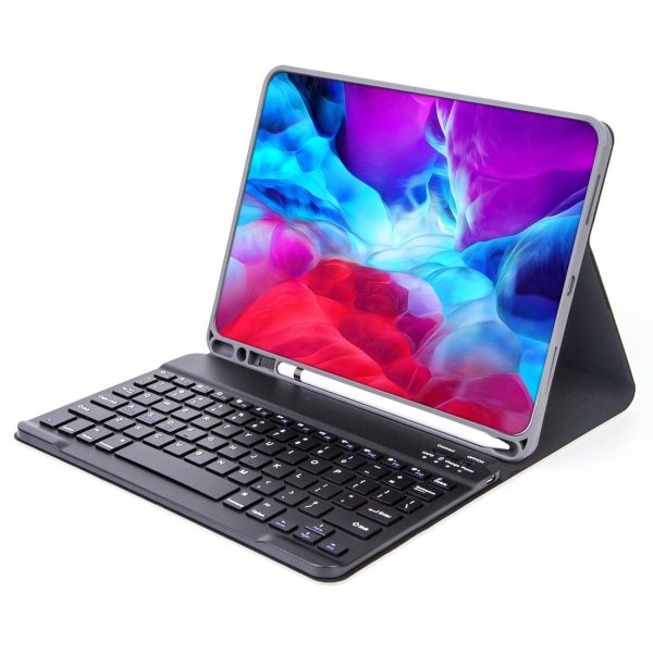Detachable Bluetooth Keyboard Tablet Case For Ipad Pro 11 With Pen Slot - Plain Texture - Pink - Image 7
