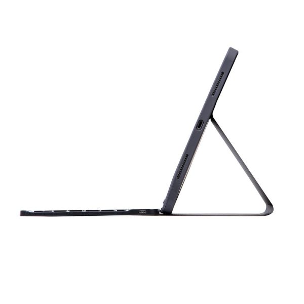 Detachable Bluetooth Keyboard Tablet Case For Ipad Pro 11 With Pen Slot - Plain Texture - Pink - Image 8