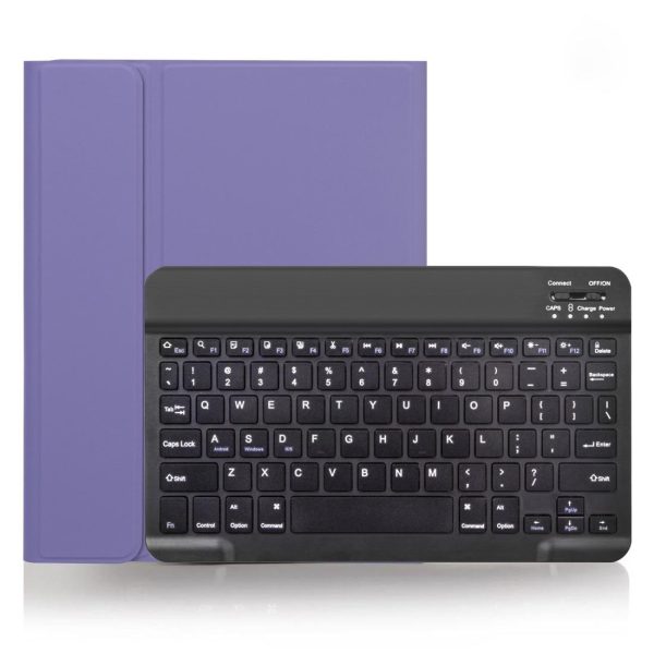 Detachable Bluetooth Keyboard Tablet Case For Ipad Pro 11 With Pen Slot - Plain Texture - Pink - Image 9