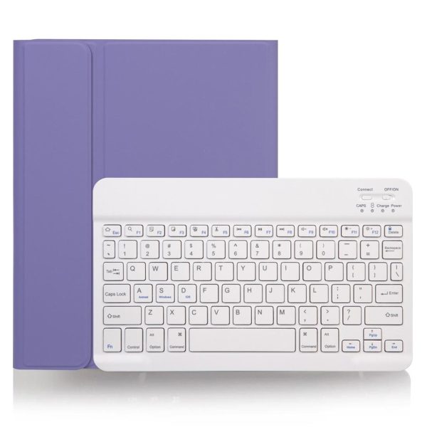 Detachable Bluetooth Keyboard Tablet Case For Ipad Pro 11 With Pen Slot - Plain Texture - Pink - Image 2