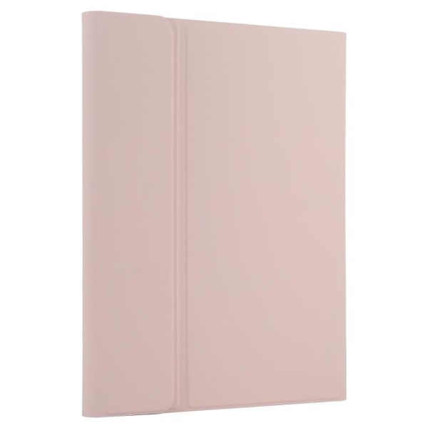Bluetooth Keyboard & Tablet Case For Ipad 9.7 With Touch Pad Pen Slot & Holder - Detachable Microfiber Leather - Pink - Image 13