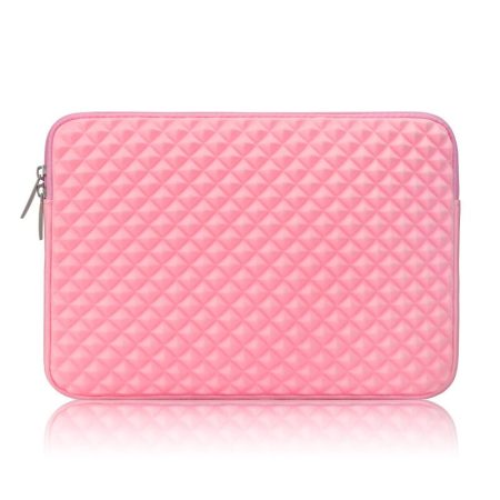 12-13 Inch Diamond Texture Laptop Liner Bag In Black - Lb0146F
