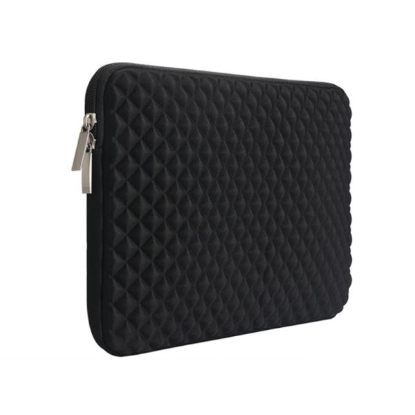 12-13 Inch Diamond Texture Laptop Liner Bag In Black - Lb0146F - Image 9