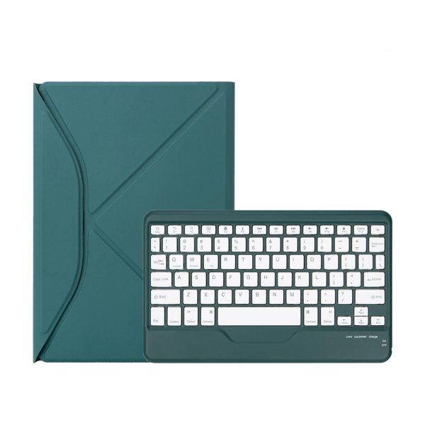 Bluetooth Keyboard Leather Tablet Case With Pen Slot - Pink - Image 8