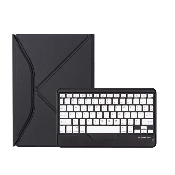 Bluetooth Keyboard Leather Tablet Case With Pen Slot - Pink - Image 9