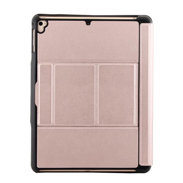 Bluetooth Keyboard & Leather Tablet Case For Ipad Air / Pro 9.7 - Detachable Ultra-Thin Multi-Angle Backlit - Pink - Image 3