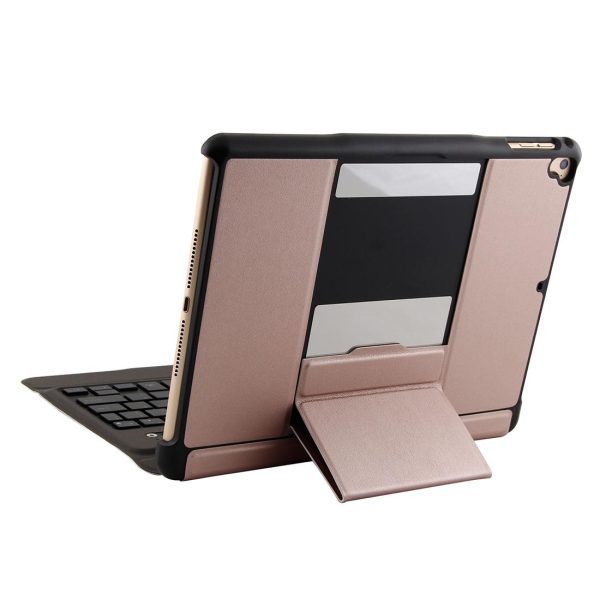 Bluetooth Keyboard & Leather Tablet Case For Ipad Air / Pro 9.7 - Detachable Ultra-Thin Multi-Angle Backlit - Pink - Image 5