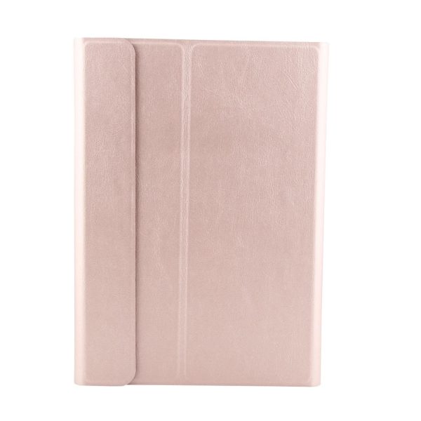 Bluetooth Keyboard & Leather Tablet Case For Ipad Air / Pro 9.7 - Three-Gear Angle Adjustment Magnetic Sleep Function - Abs Brushed Texture - Pink - Image 9
