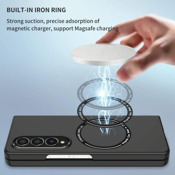 Secure & Portable Magnetic Folding Case for Samsung Galaxy z Fold 4 - Light Blue - Image 6