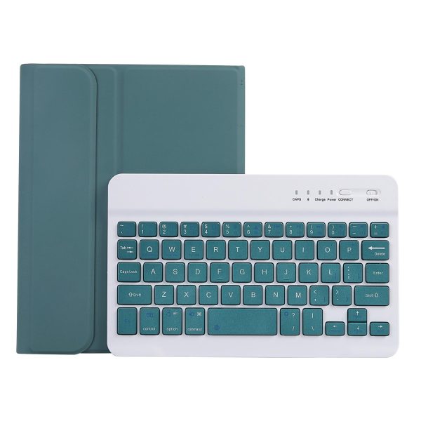 Ultra-Thin Bluetooth Keyboard Tablet Case For Ipad Mini 6 With Stand And Pen Slot - Candy Colour - Green - Image 13