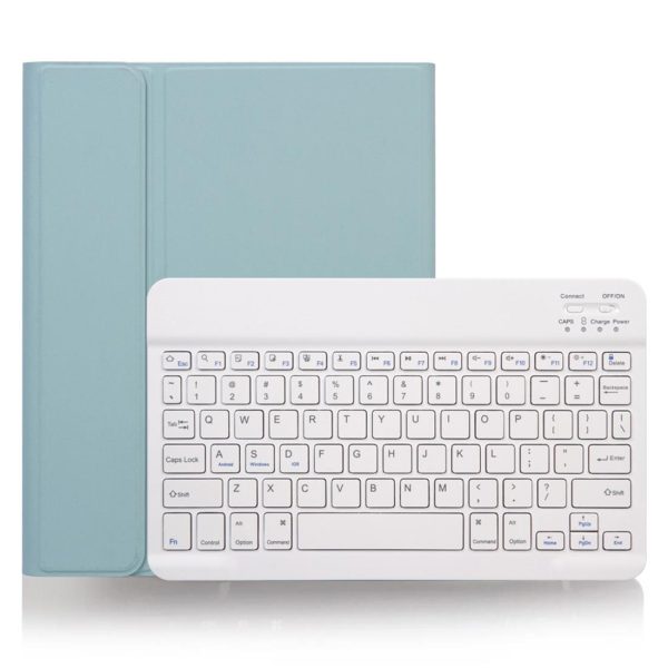 Detachable Bluetooth Keyboard Tablet Case For Ipad Pro 11 With Pen Slot - Plain Texture - Green