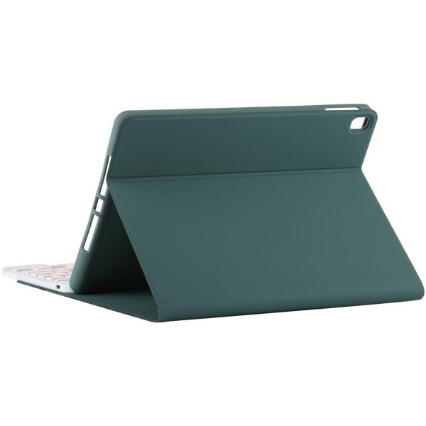 Bluetooth Tablet Case For Ipad Pro 11 With Detachable Microfiber Leather Pen Slot & Holder - Dark Green - Image 5