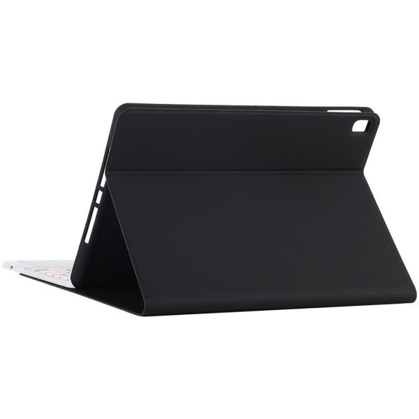 Bluetooth Keyboard & Tablet Case For Ipad 10.2 / Ipad Air 2019 - Detachable Touch Pad Pen Slot Holder - Pink Leather - Dark Green - Image 5