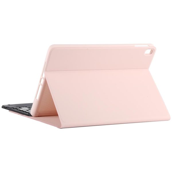 Bluetooth Keyboard & Tablet Case For Ipad 10.2 / Ipad Air 2019 - Detachable Touch Pad Pen Slot Holder - Microfiber Leather - Dark Green - Image 5
