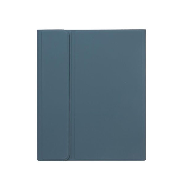 Detachable Bluetooth Keyboard Tablet Case For Ipad Pro 11 With Touchpad Pen Slot & Backlight - Plain Texture - Dark Green - Image 9