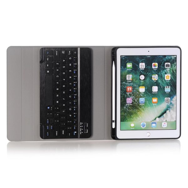 Ultra-Thin Detachable Bluetooth Keyboard Tablet Case For Ipad 10.2 2019 With Stand & Pen Slot - Rose Gold - Image 5
