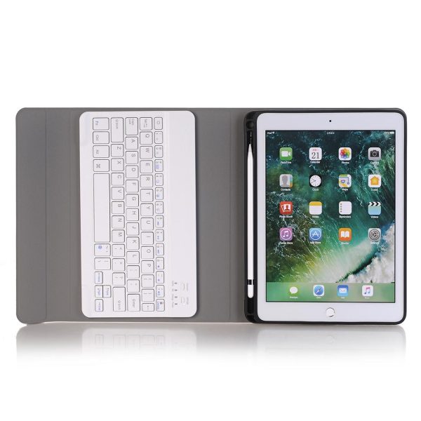 Ultra-Thin Detachable Bluetooth Keyboard Tablet Case For Ipad 10.2 2019 With Stand & Pen Slot - Rose Gold - Image 11